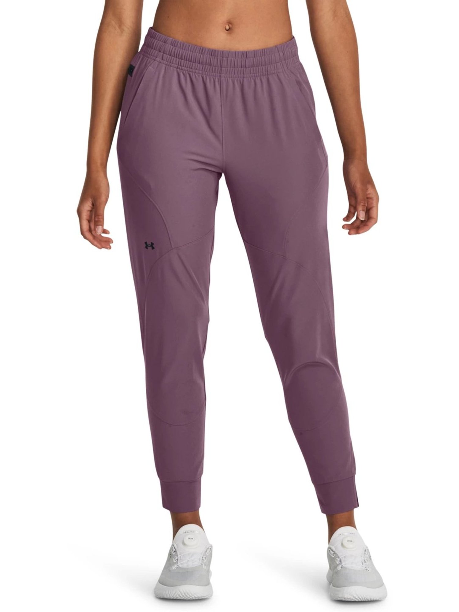 UNDER ARMOUR Purple Mid Rise Sports Joggers