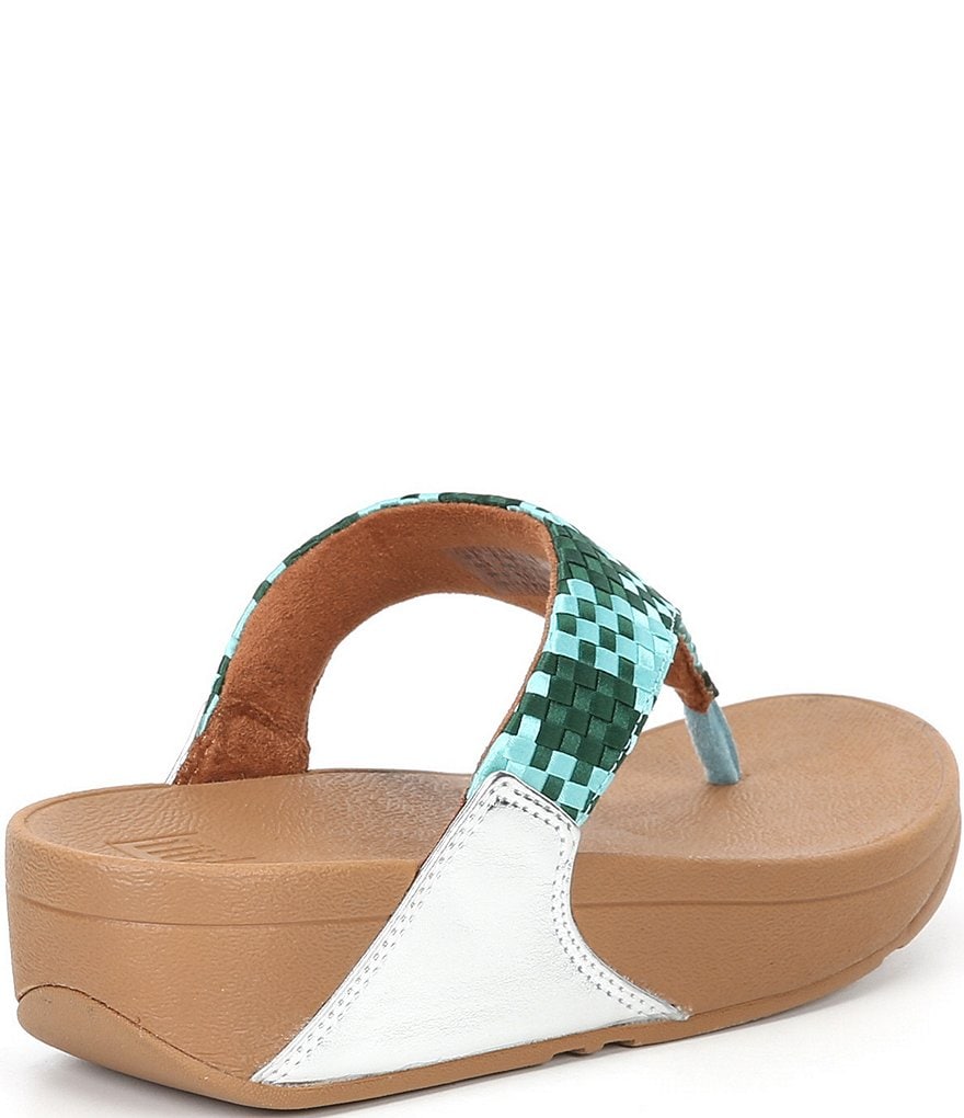 FitFlop Lulu Silky Weave Toe Post Sandals