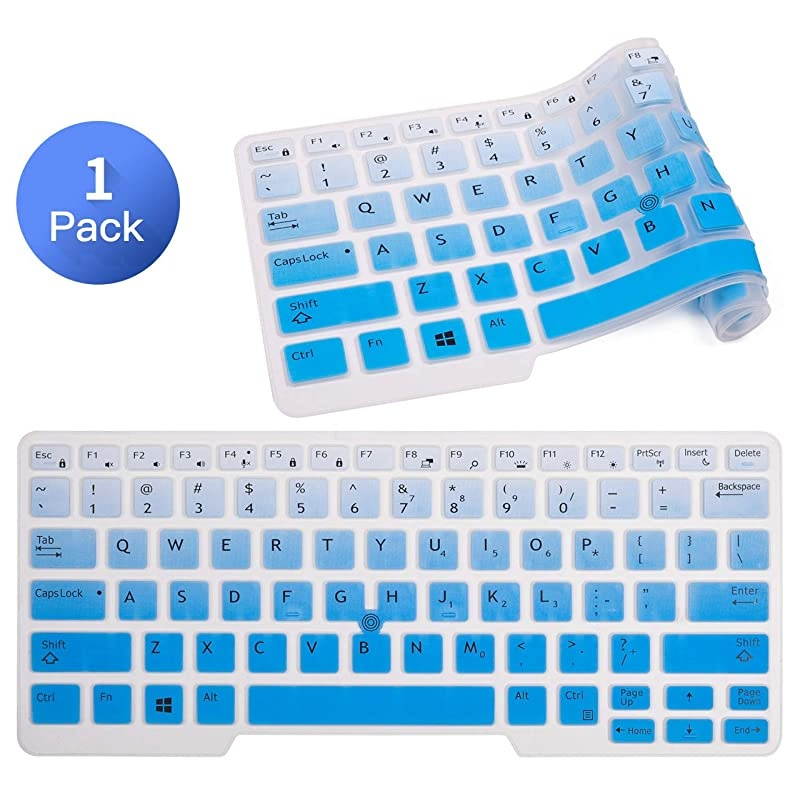 Cover Compatible with 14 Dell Latitude 5480 5490 7480 7490 E7450 E7470 E7480 E5470 with Pointing Ultra Thin Soft Silicone Dell Latitude 7490 Protector SkinGradual Blue