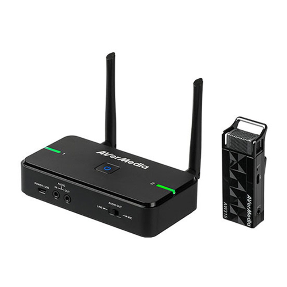 AverMedia - AW315S - AVerMedia Wireless Microphone - Wireless