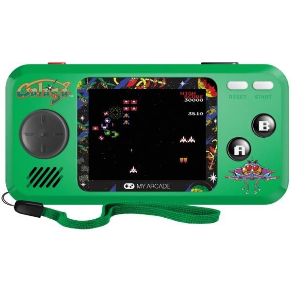 My Arcade Galaga Pocket Player Portable Handheld with 3 Games: Galaga, Galaxian, & Xevious