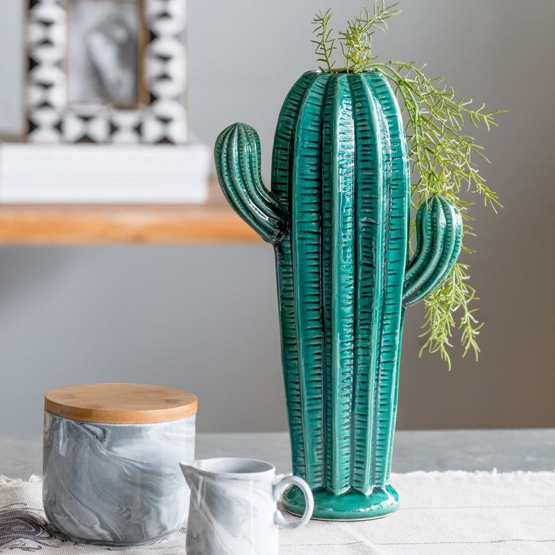 Ceramic Cactus (14.5") - A&B Home