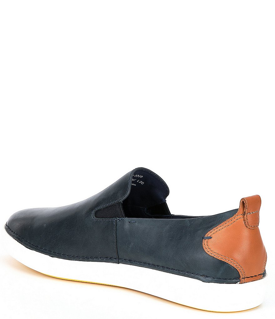 Johnston & Murphy Men's Noah Leather Slip-Ons