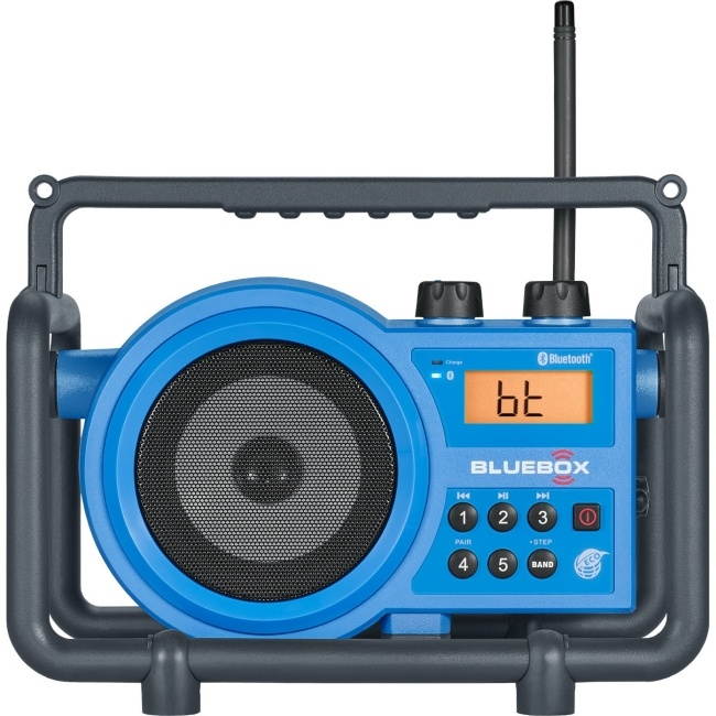 Sangean - BB-100 - Sangean FM / AM / Bluetooth / Aux-in Ultra Rugged Digital Tuning Receiver - 5 x FM, 5 x AM PresetsLCD