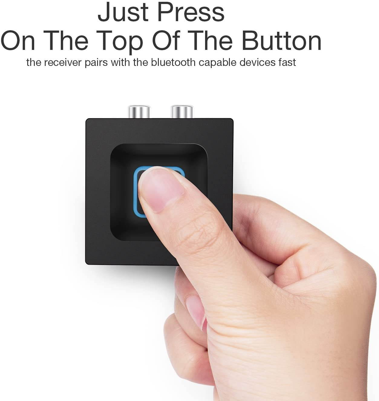 Wireless Audio Receiver for Music Streaming Sound System Works with Smart Phones and Tablets, Wireless Adapter for Speakers