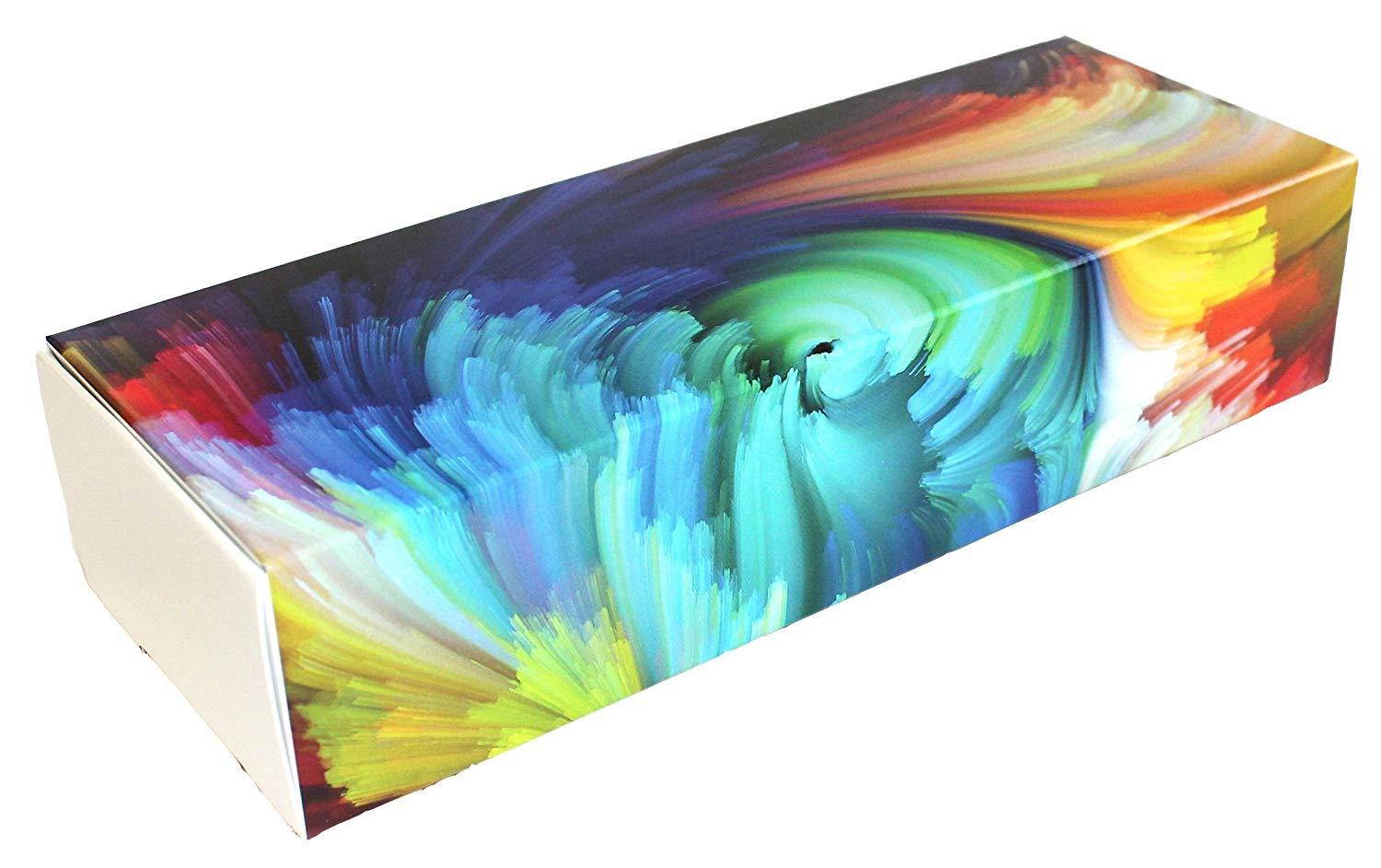 Debra Dale Designs - Small Blank Study Flash Cards - 3.5 x 2 Inches - Terra Green - Single Hole Punched - 5 Binder Rings - Heavy 100# Cover Card Stock