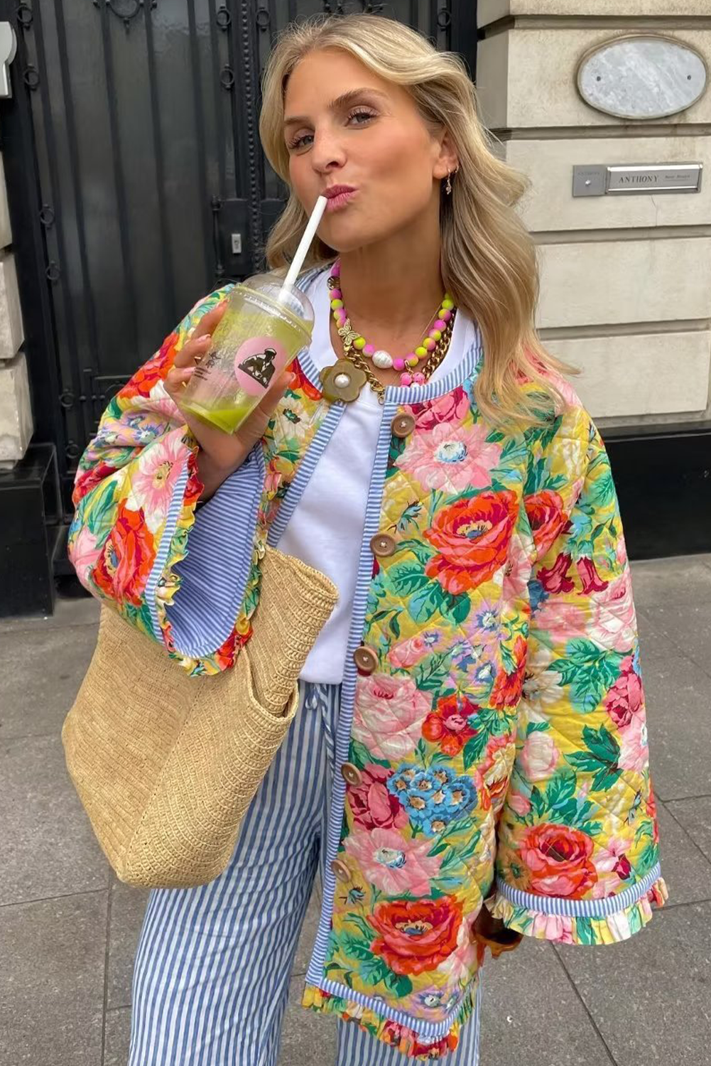 Brown Plaid Button Up Long Sleeve Flannel Shacket