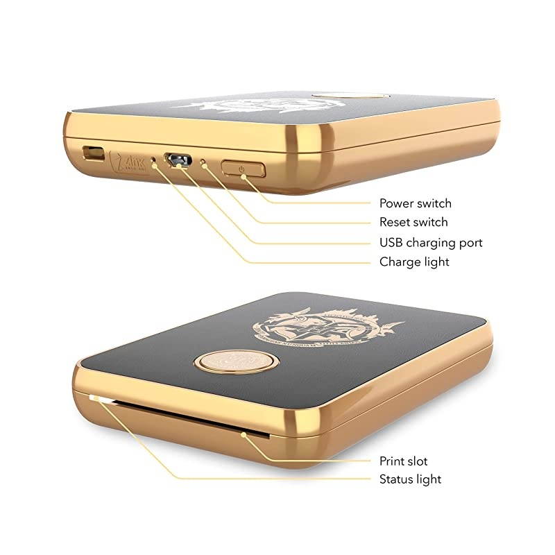 Potter Magic Photo and Video Printer for iPhone and Android Your Photos Come to Life Like Magic Black