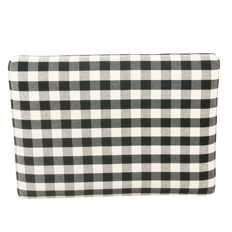 Small Decorative Ottoman Black - HomePop