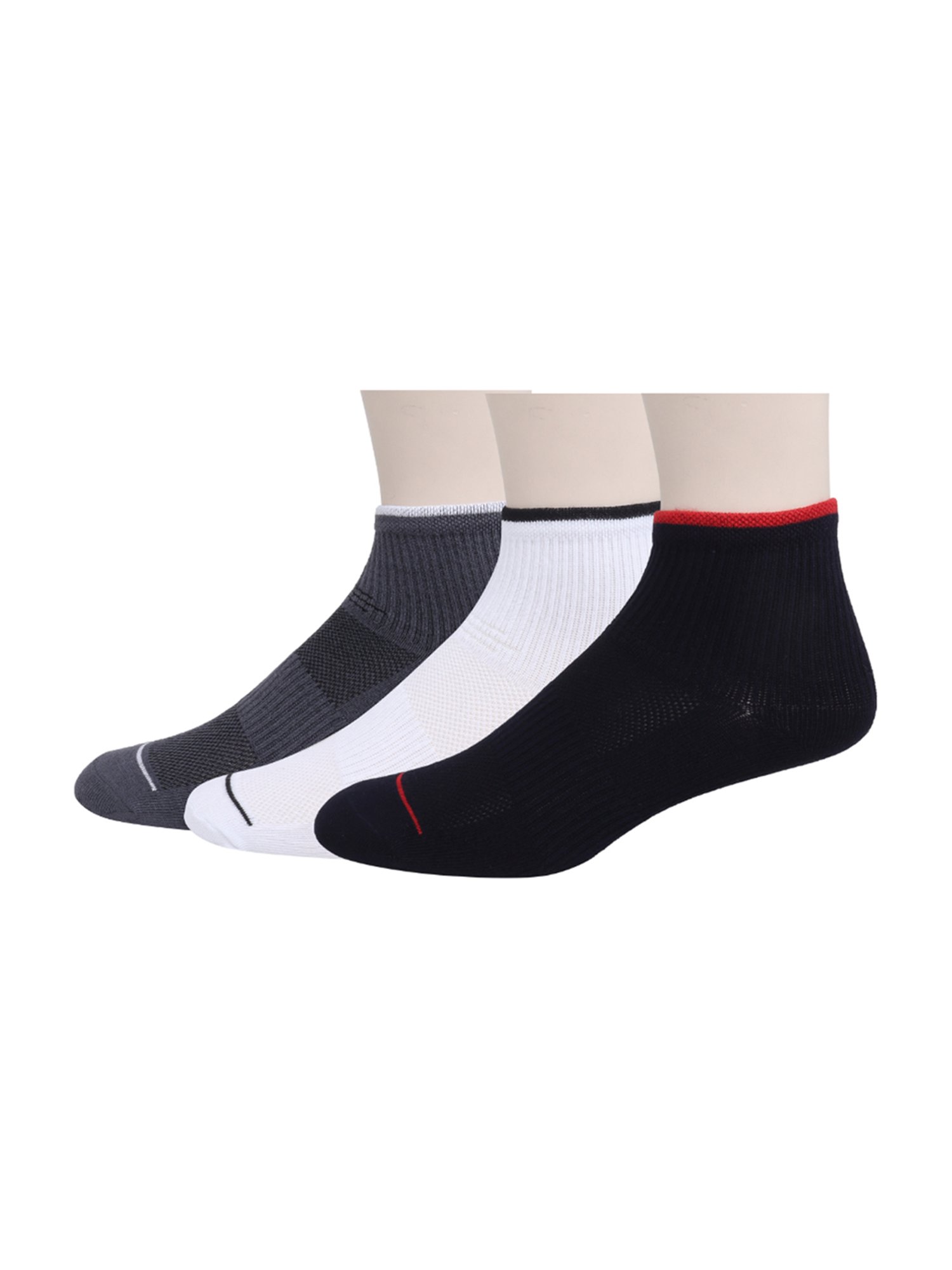Sokker Multicolor Cotton Solid Socks - Set of 3