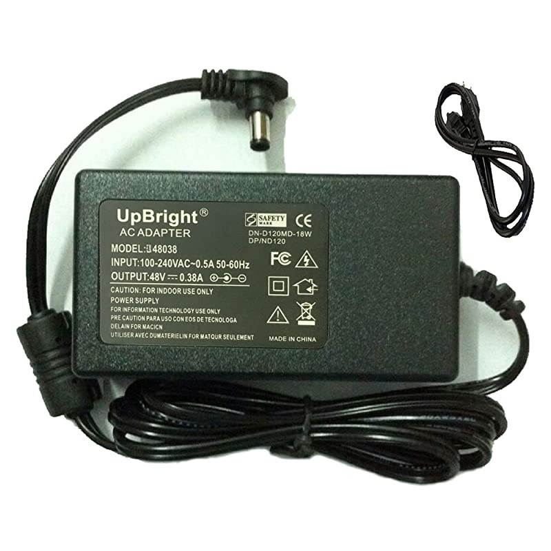 48V ACDC Adapter for Polycom PSC18U480 PSA15A480P IP Phone VVX 300 301 310 311 400 401 410 411 500 511 550 600 601 SoundPoint 220017671001 SoundStation IP 5000 6000 560 670 Avaya 1692
