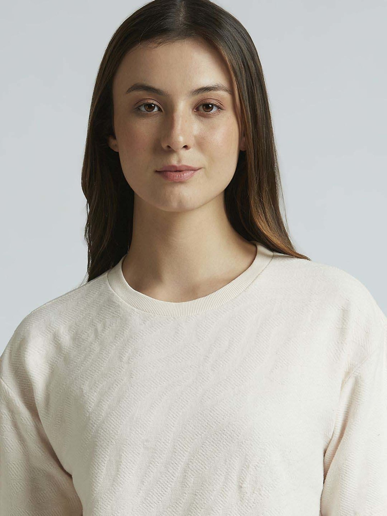 Pepe Jeans Pink Cotton Self Pattern T-Shirt