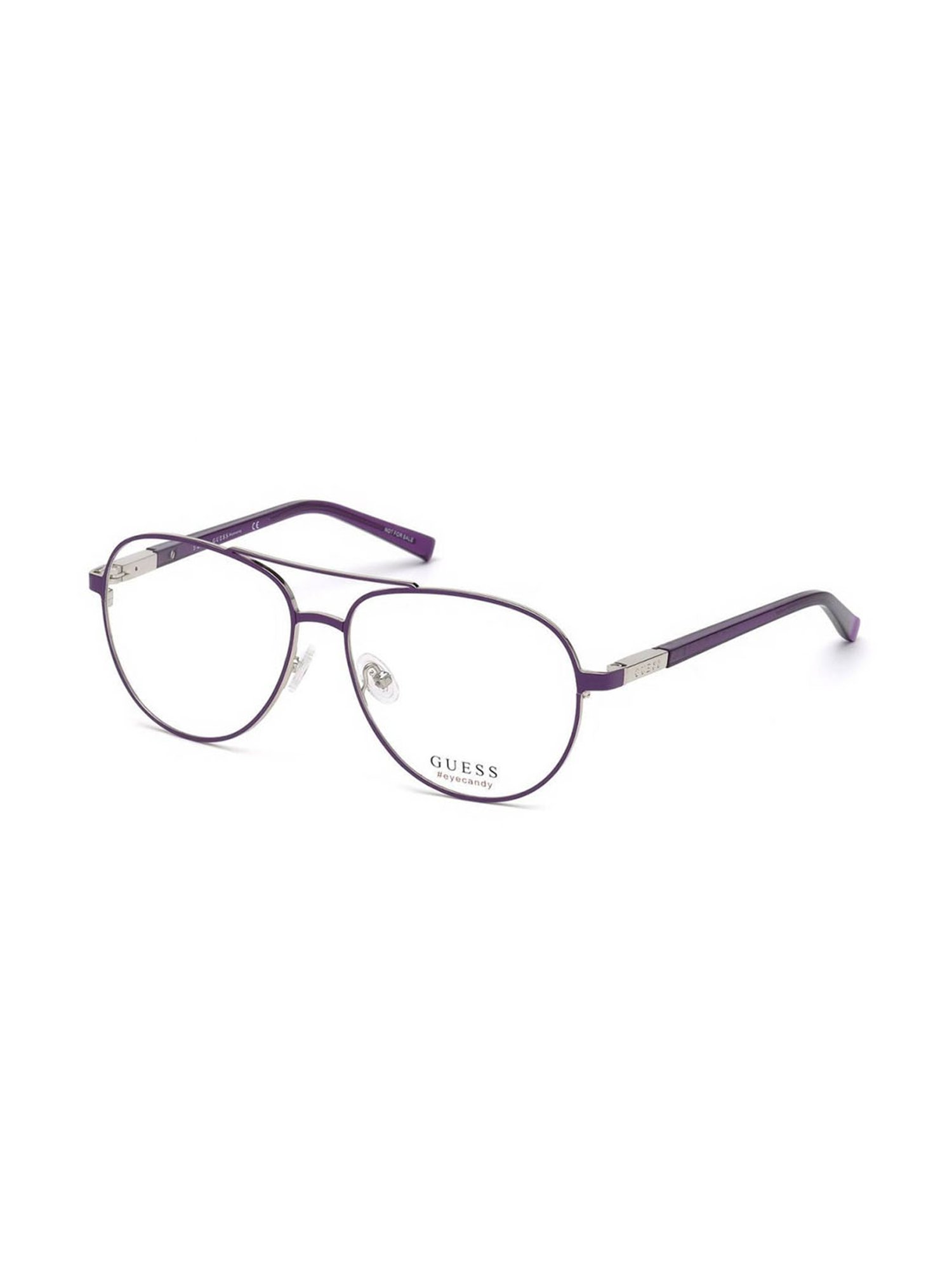Guess Purple Pilot Unisex Eye Frames