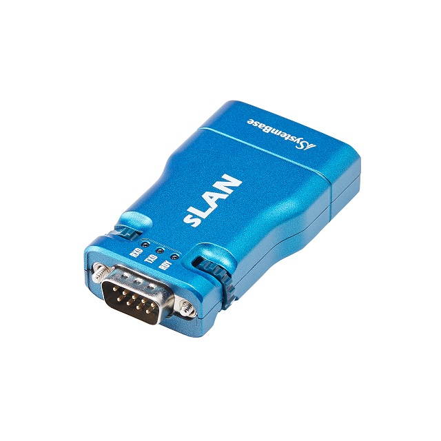 SystemBase &ndash; 1Port RS232/422/485 to RJ45 Ethernet LAN Network adapter, DB9 Serial port Male to RJ45 Female adapter, Speed up to 921.6Kbps (sLAN/All)