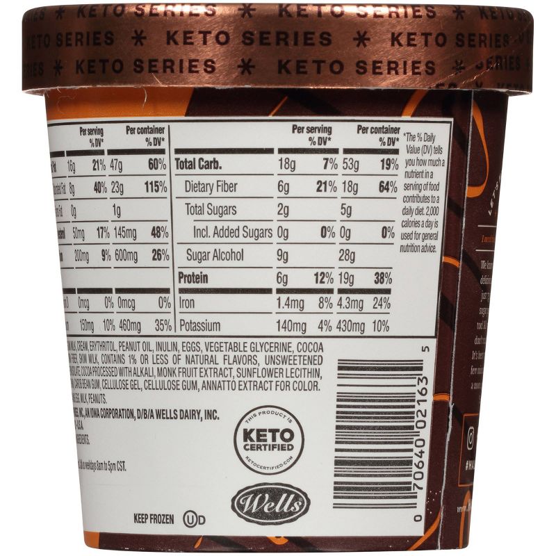 Halo Top Keto Chocolate Caramel Lava Cake - 16oz