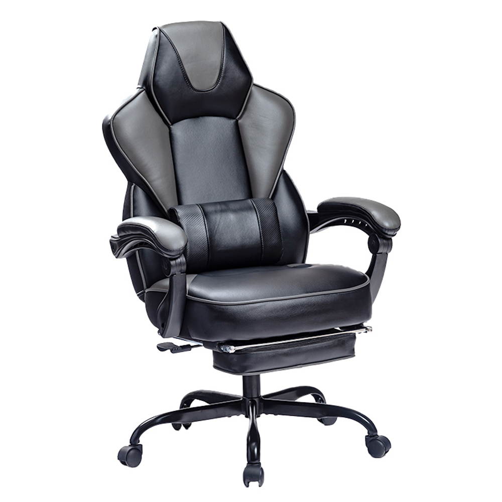 VON RACER Reclining Gaming Chair with Large Lumbar Support Cushion Racing Style Video Game PC Computer Gamer Gaming Chairs Ergonomic Office High Back Chair