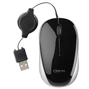 Digital Innovations Black Wired TerrainTested Mouse