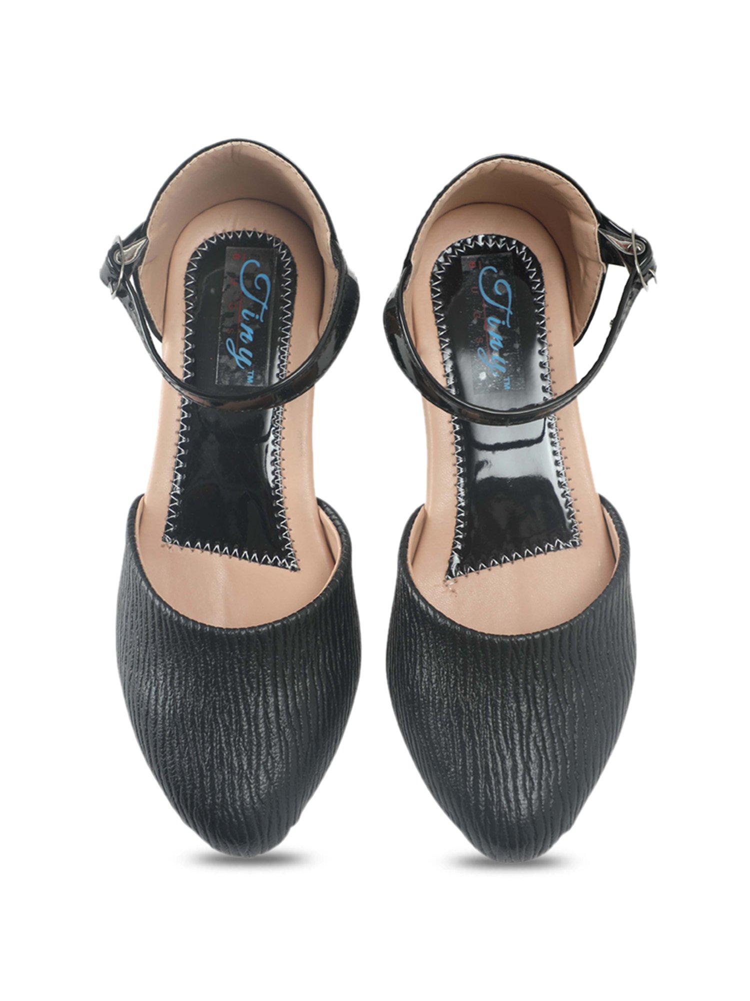 Tiny Bugs Kids Black Casual Sandals