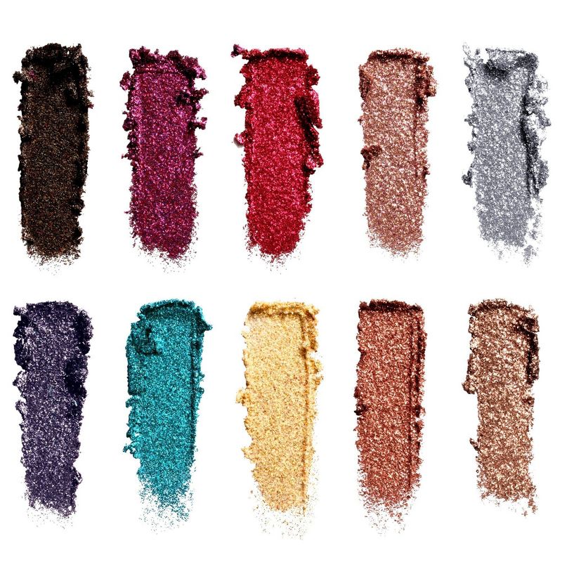 NYX Professional Makeup Glitter Goals Cream Pro Eye Shadow Palette - 3.61oz