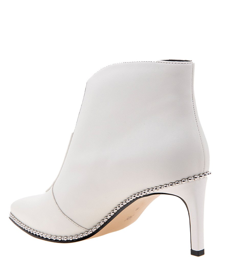 BCBGeneration Mipper Leather Front Zip Ball Chain Shooties