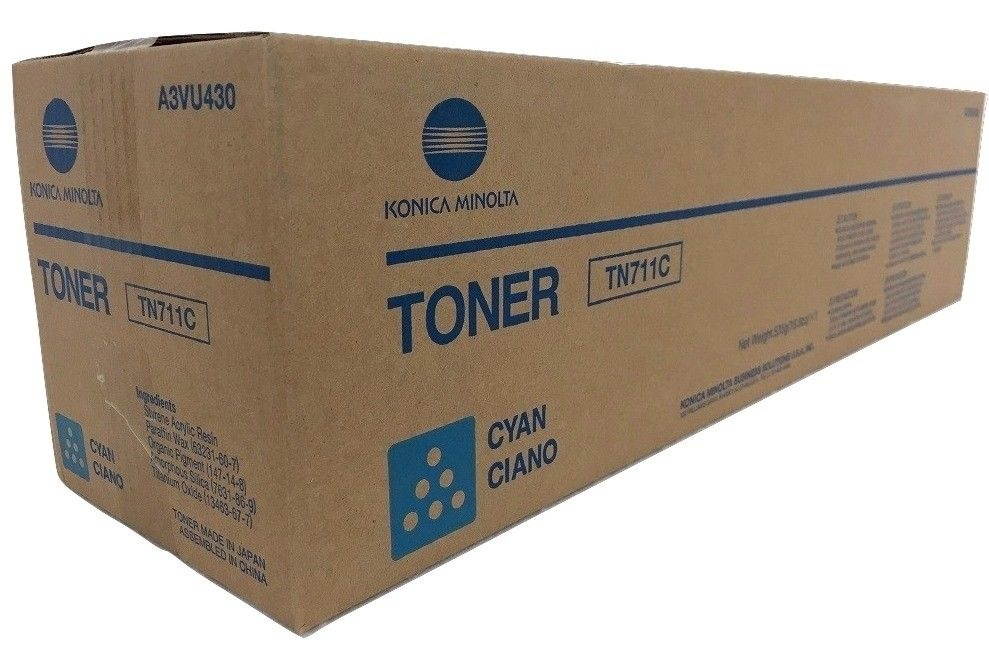Konica Minolta A3VU430 Cyan Toner Cartridge