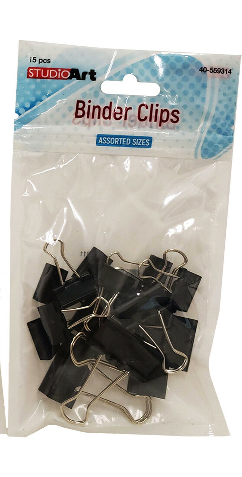 Set of 3 Office Supply Single Hole Punch  80pcs Paper Clip  15pcs Binder Clip