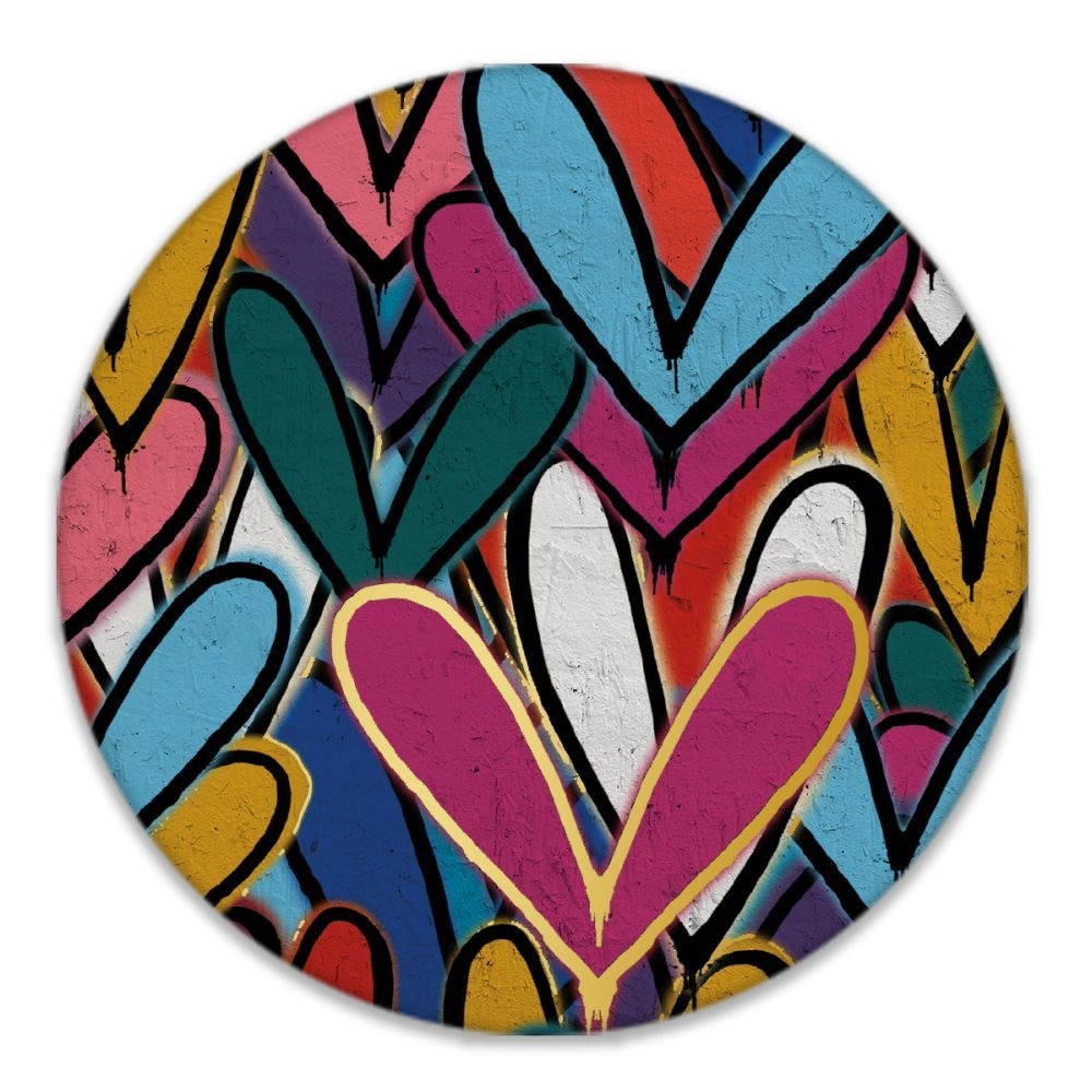 Lang Companies,  jgoldcrown All Hearts Coasters, 4 Inch