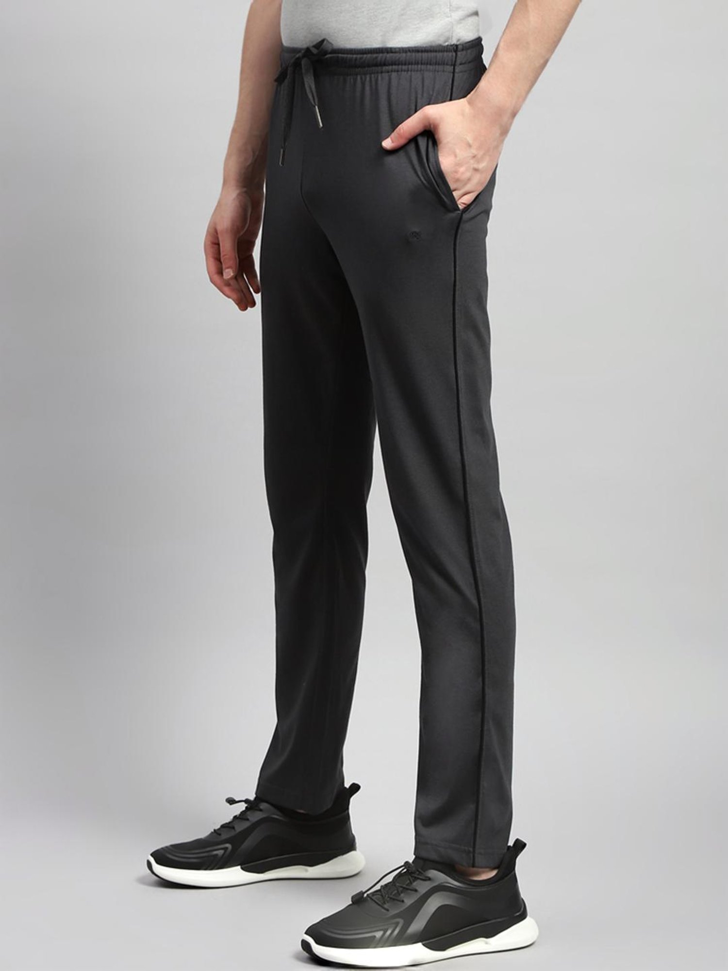 Parx Black Jogger Fit Joggers