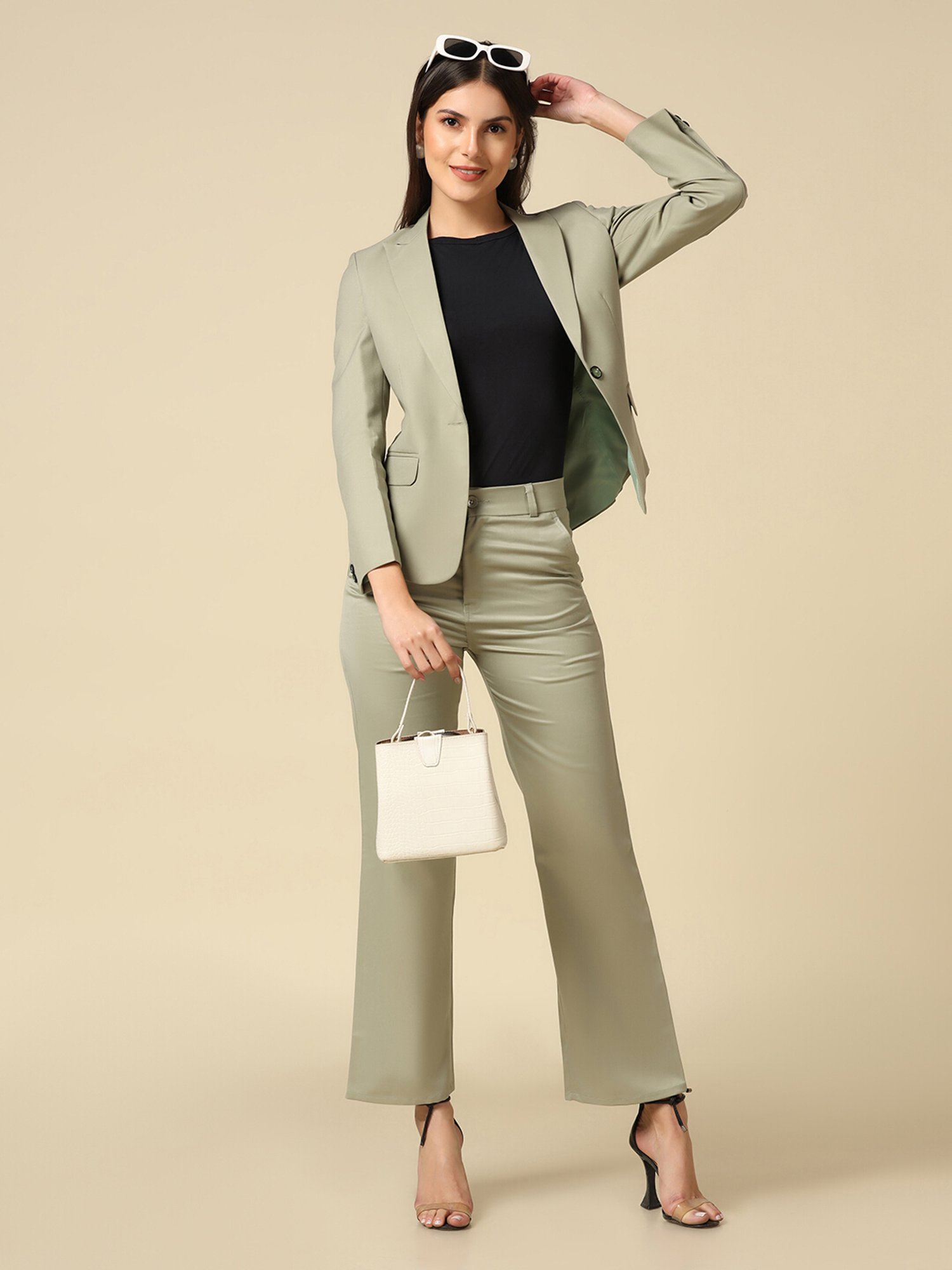 TAHVO Pista Green Blazer