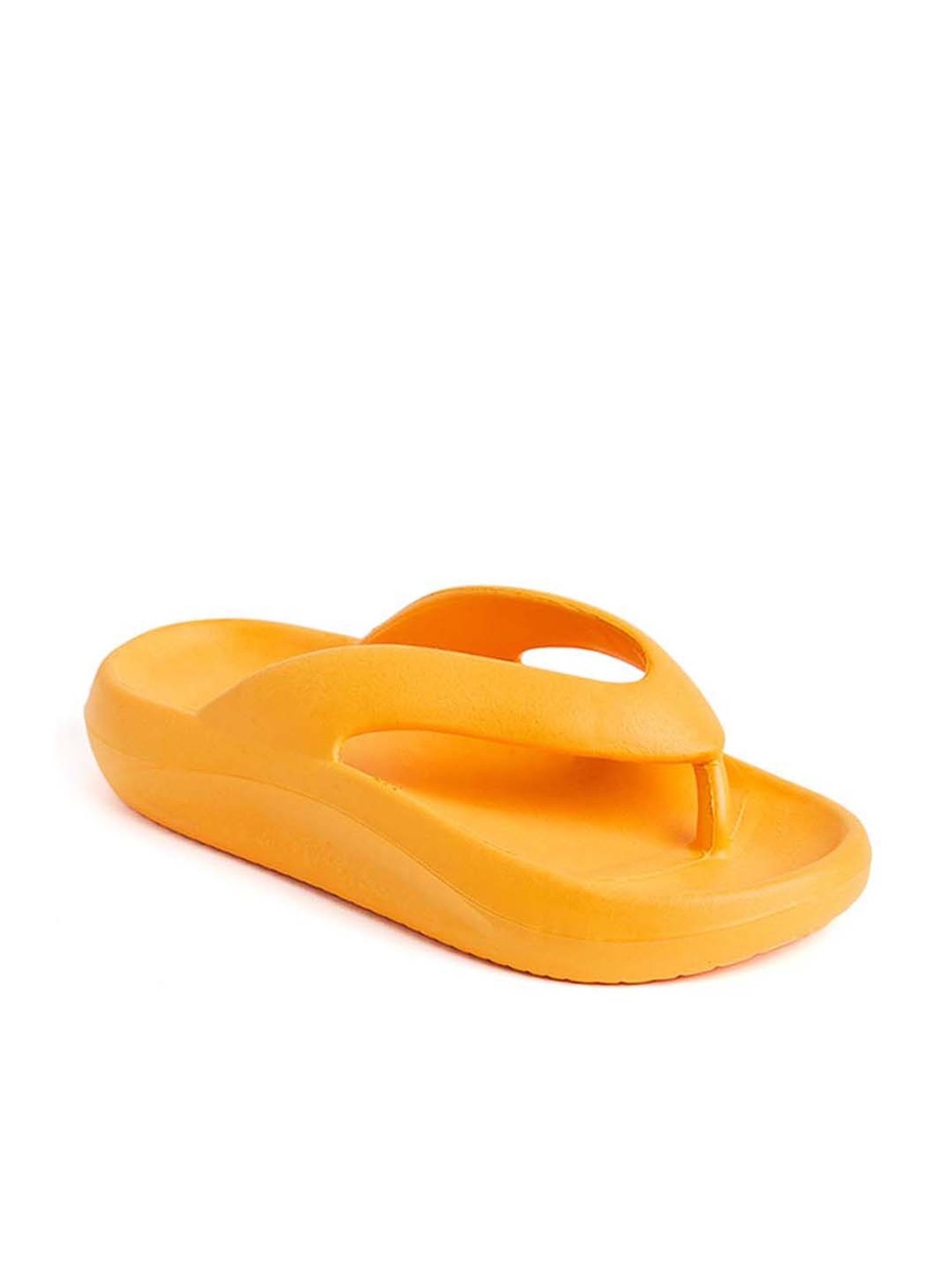 Mozafia Women's Yellow Flip Flops