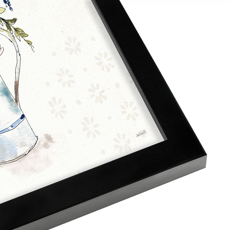 Americanflat Bless This Home Bouquet - Set of 2 Framed Prints by Wild Apple