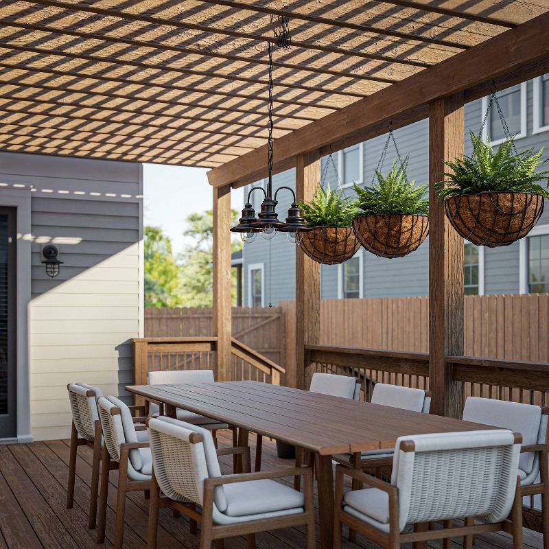 Bel Air Lighting Outdoor Hanging Pendant Black