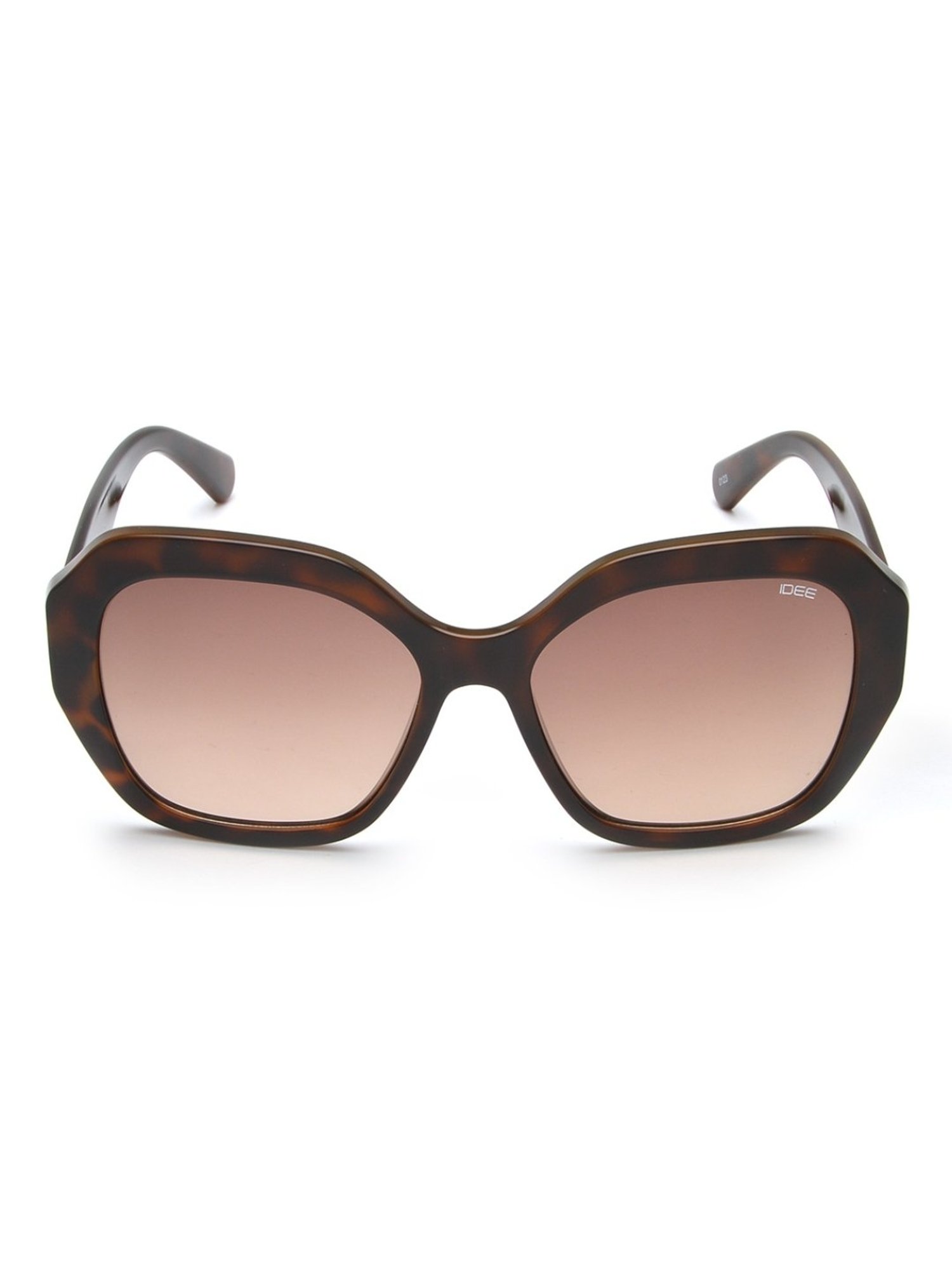 IDEE Dark Brown Square UV Protection Sunglasses for Women