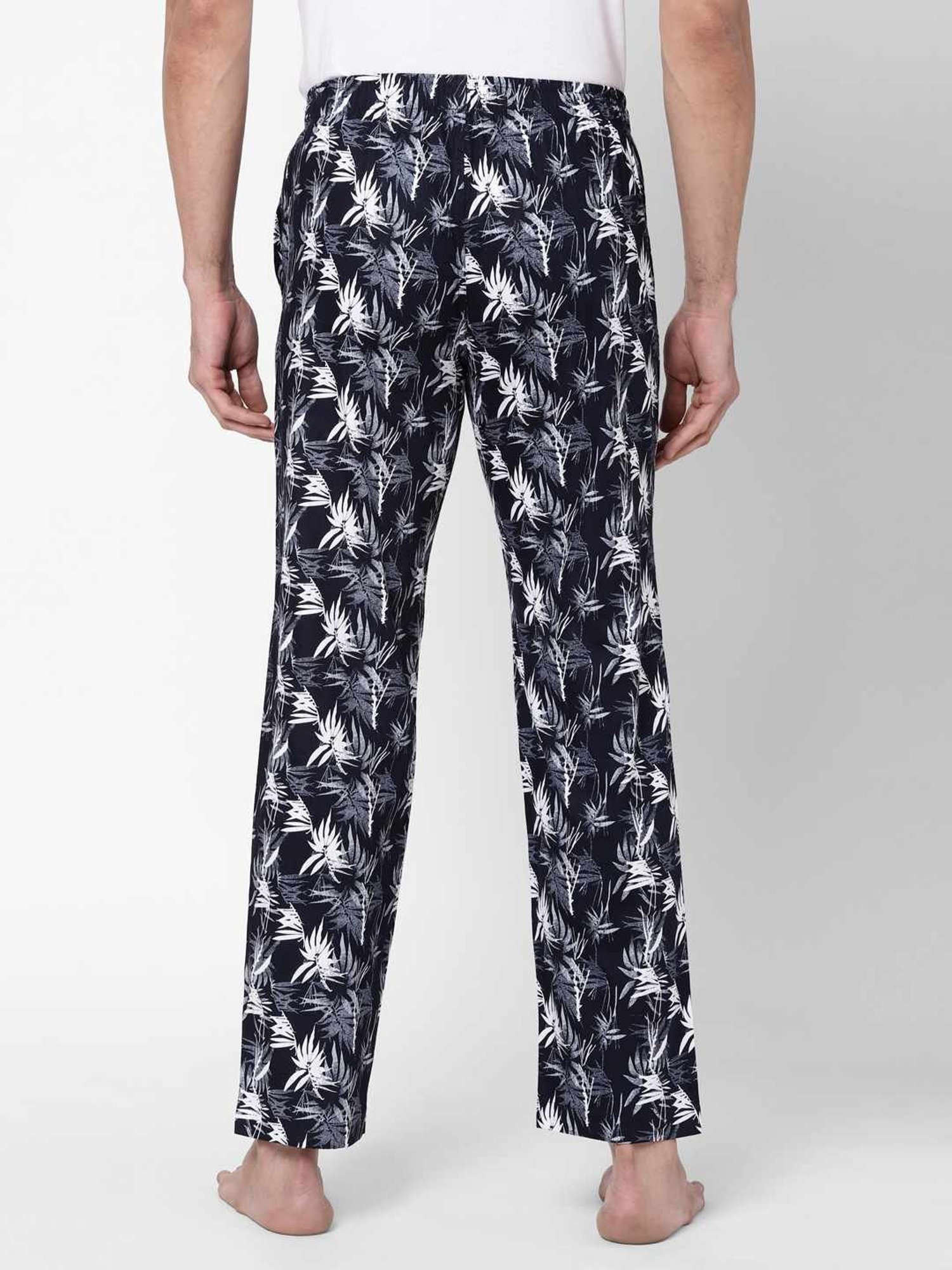 Urban Scottish Multicolored Regular Fit Floral Print Lounge Pants