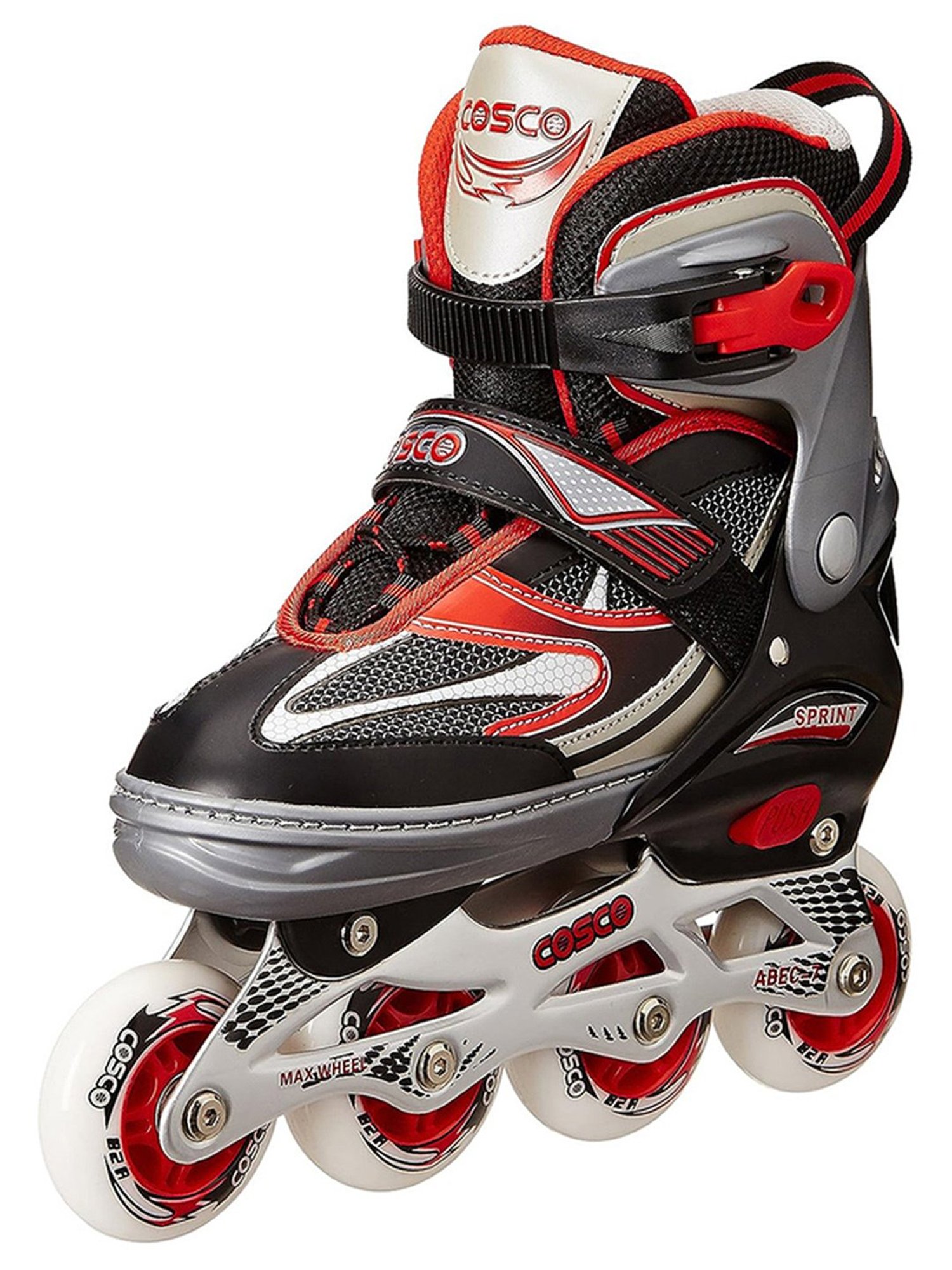 Cosco Sprint Roller Inline Roller Skates (Black) Size - Standard
