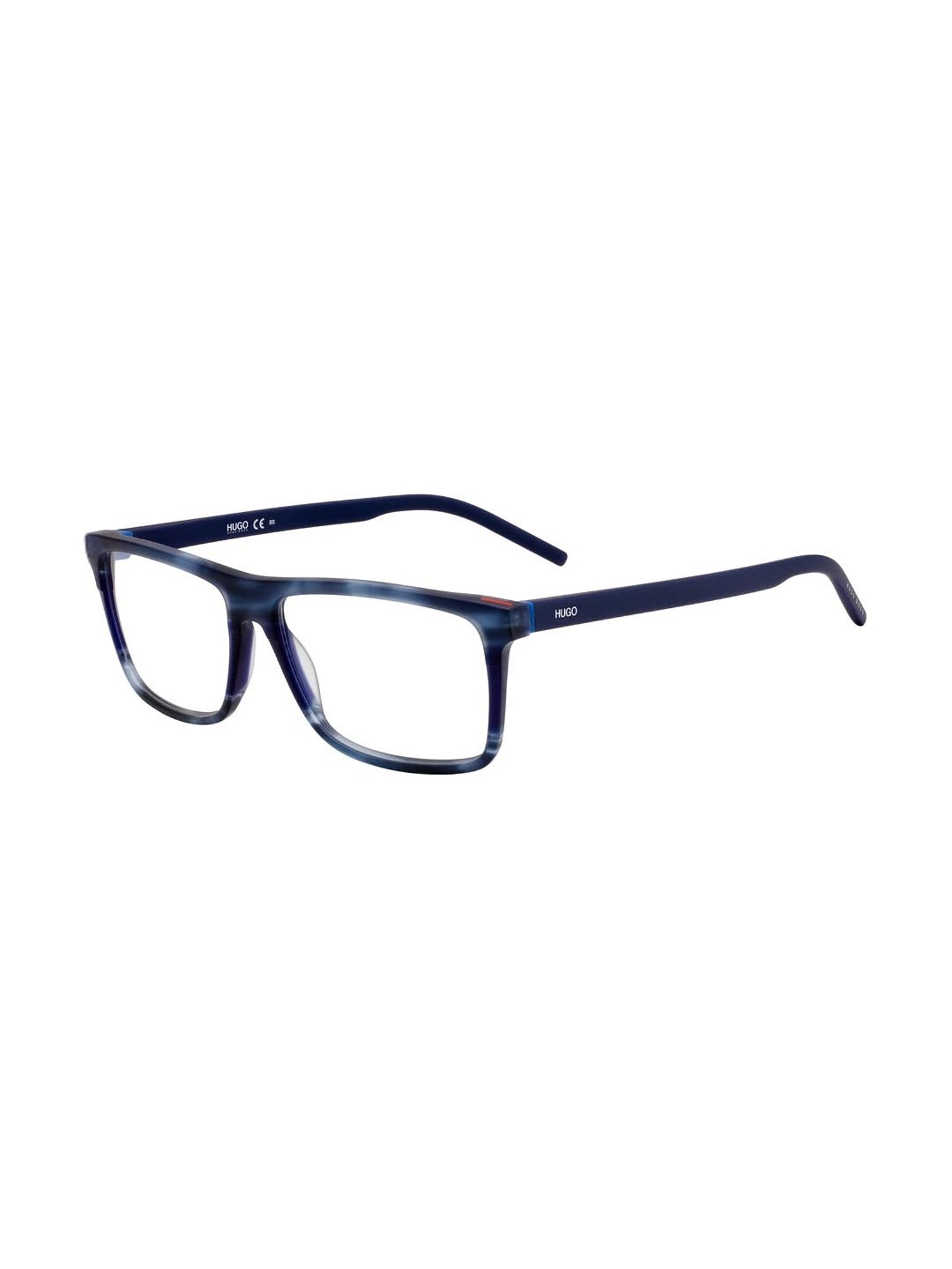 HUGO Blue Rectangular Eye Frames for Men