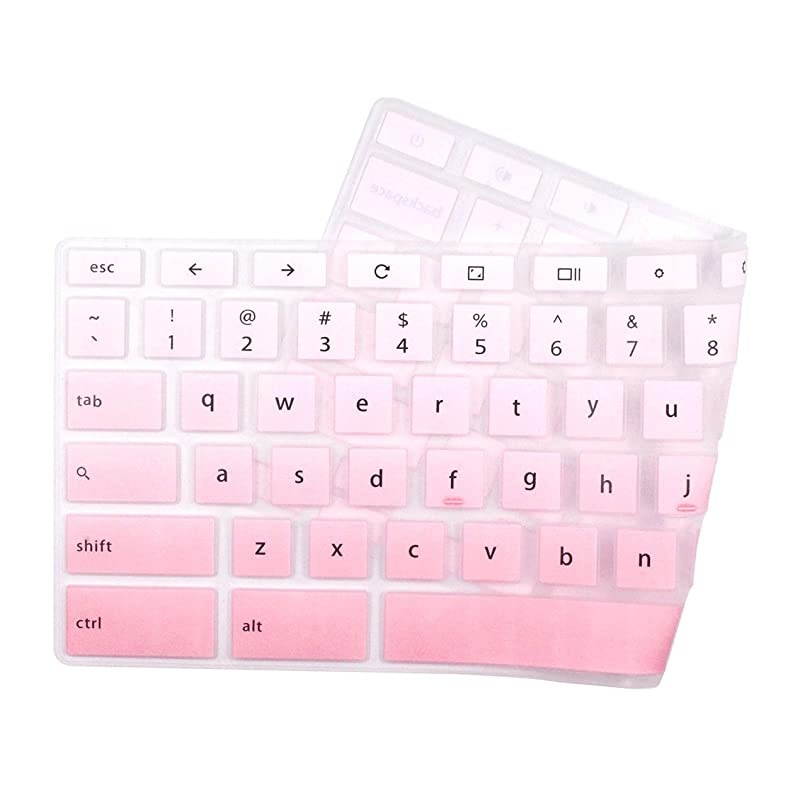 Keyboard Skin for 133 Dell Chromebook 13 3380 116 Dell Chromebook 3100 C3181 3120 3180 3181 3189 5190 Not fit Dell Chromebook 14 C7486 Dell Inspiron 11 3180 Windows laptop Pink Ombre