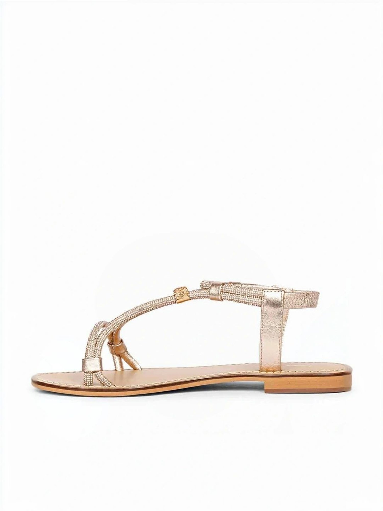 Saint G Women's Andrea Rose Gold Sling Back Sandals