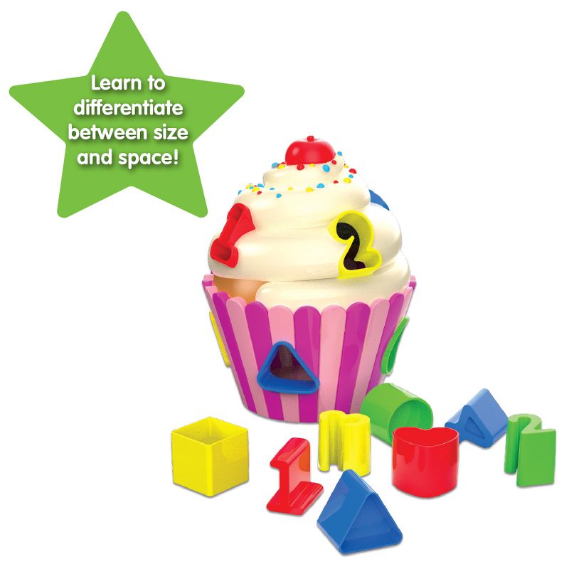 The Learning Journey Early Learning Cupcake Shape Sorter