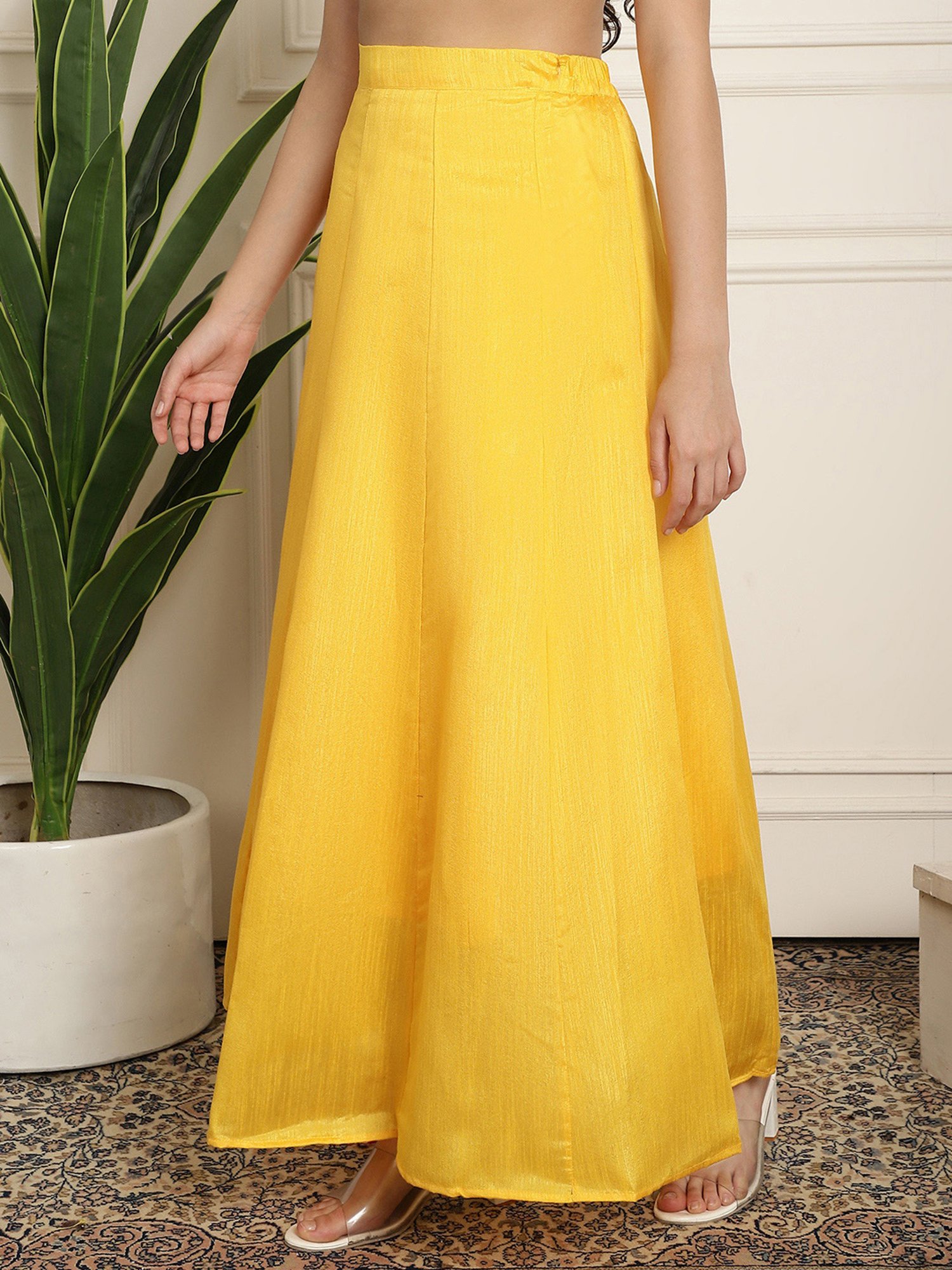 NEUDIS Yellow Maxi Skirt