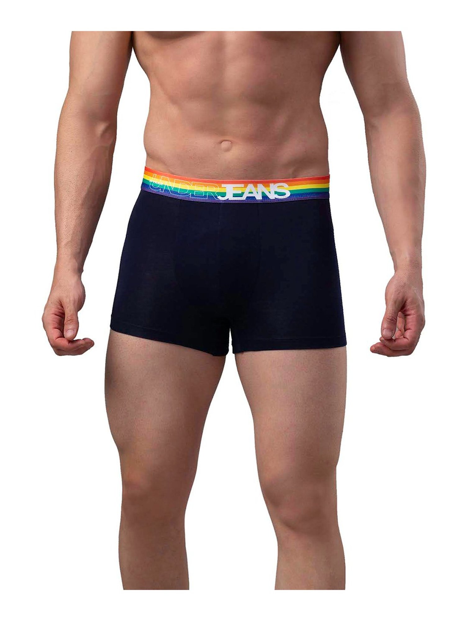 UnderJeans by Spykar Navy Trunks