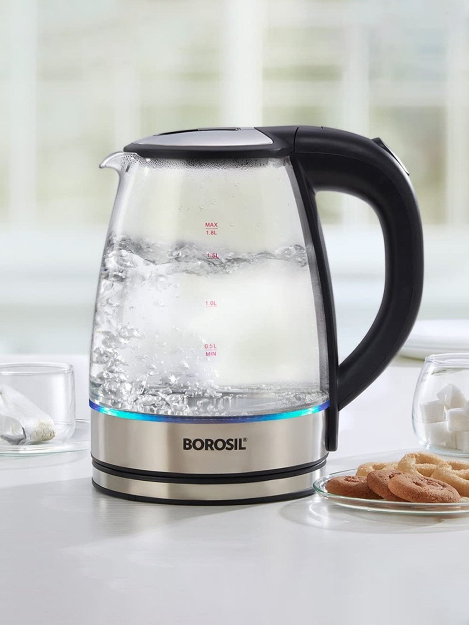 Pigeon by Stovekraft Swift Multi Cook Kettle 1.5L (Blue)