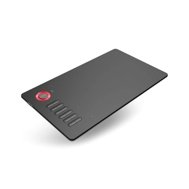 VEIKK Drawing Tablet A15 Graphic Tablet 10x6 inches Digital Drawing Tablet with 8192 Induction Levels 5080 LPI Red Button