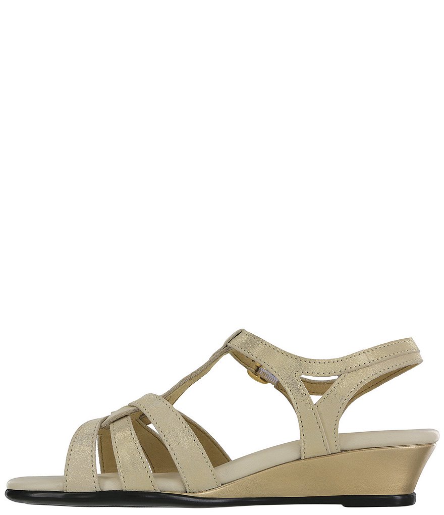 SAS Aurora Leather Wedge Sandals
