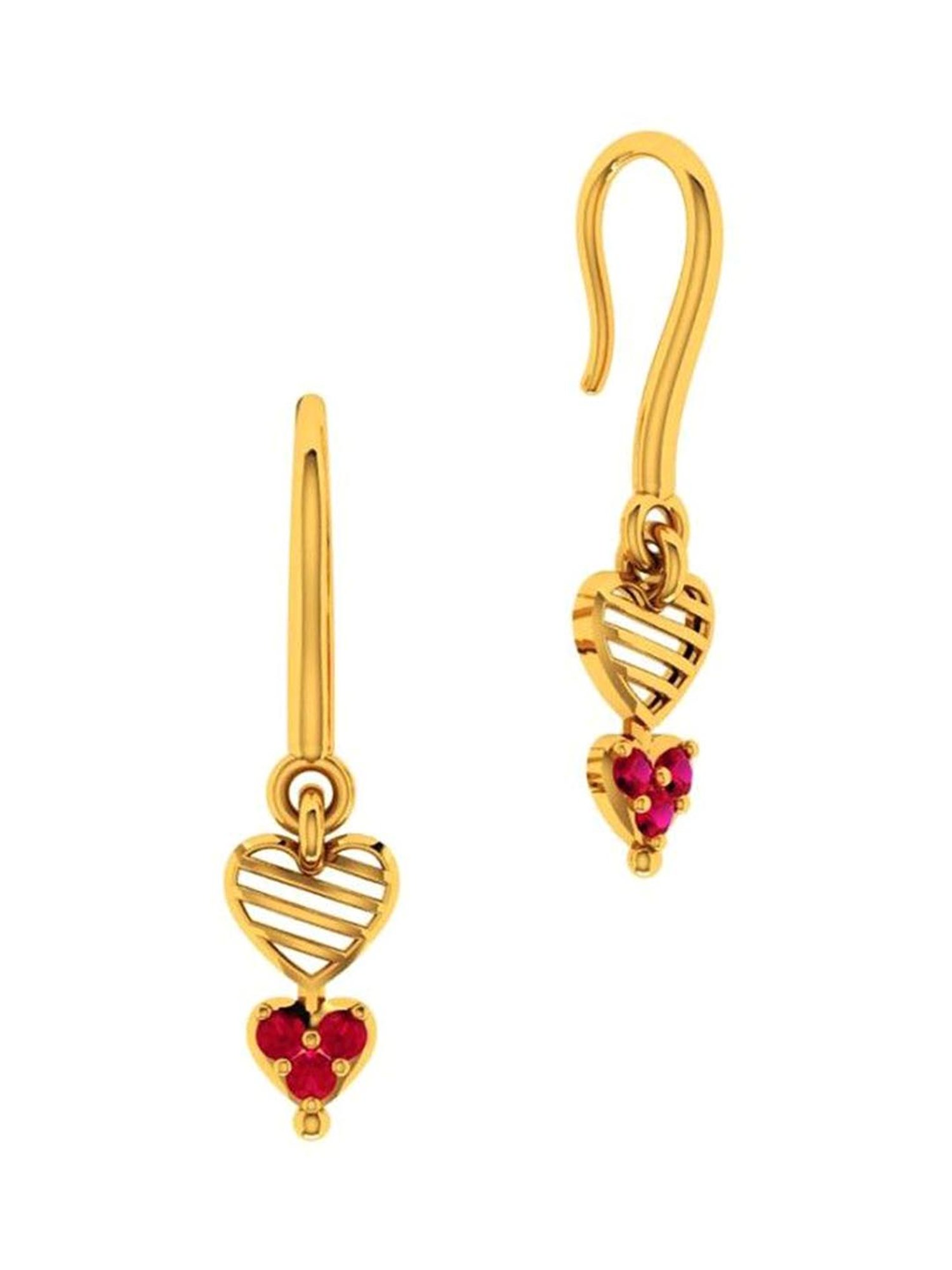 P.C. Chandra Jewellers 22k Gold Earrings for Women