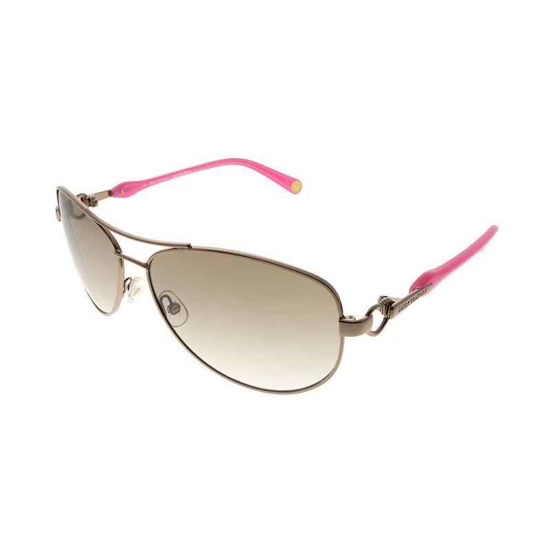 Juicy Couture  EQ6 Womens Aviator Sunglasses Almond 60mm
