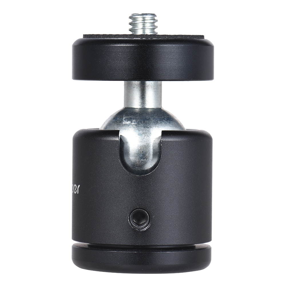 Andoer Mini Tripod Metal Ball Head Adapter Ballhead Mount with 1/4" Screw & 1/4" Screw Hole