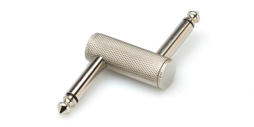 HOSA GPP-146 Guitar Pedal Crank Cable Off-Set Adaptor Coupler - 1/4" TS