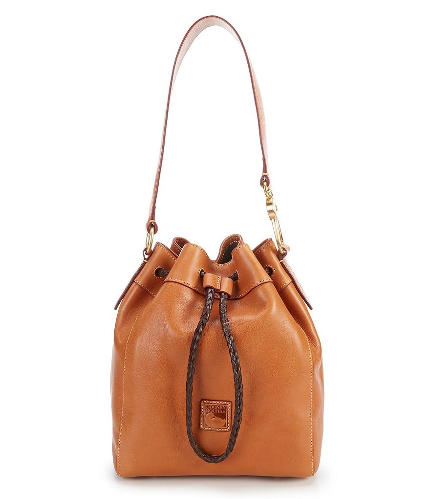 Dooney & Bourke Saffiano Collection Drawstring Bucket Bag