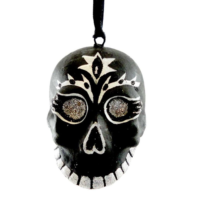 Holiday Ornament Skull Ornament Halloween  -  Tree Ornaments